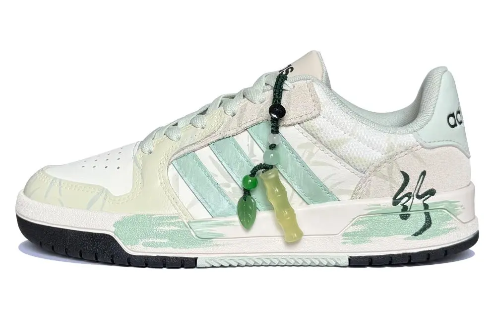 Adidas Neo Entrap Lunar Post, Bamboo Rhythm Cushioning Low top Skateboard Shoes Unisex Cyan