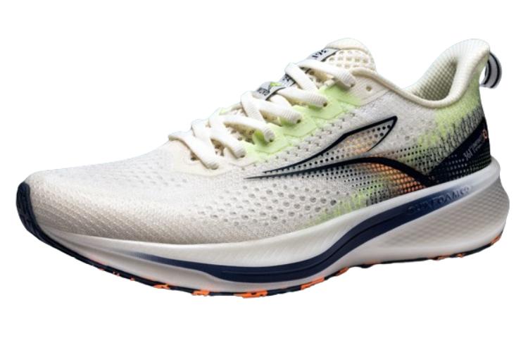 361° Wear-Resistant Low-Top Training Running Shoes Men's White Black