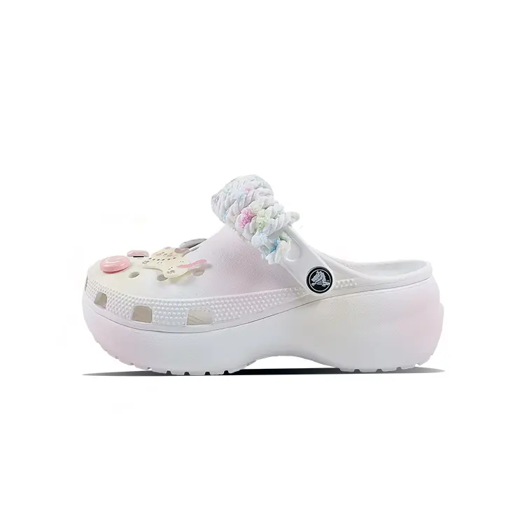 Crocs Classic Platform Clog Clogs Women's White
