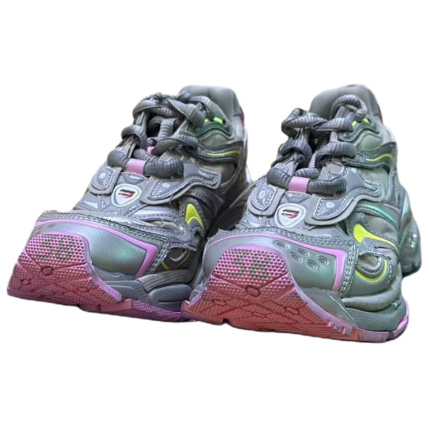 Balenciaga Runner2.0 Low Top Chunky Sneakers Women's Gray