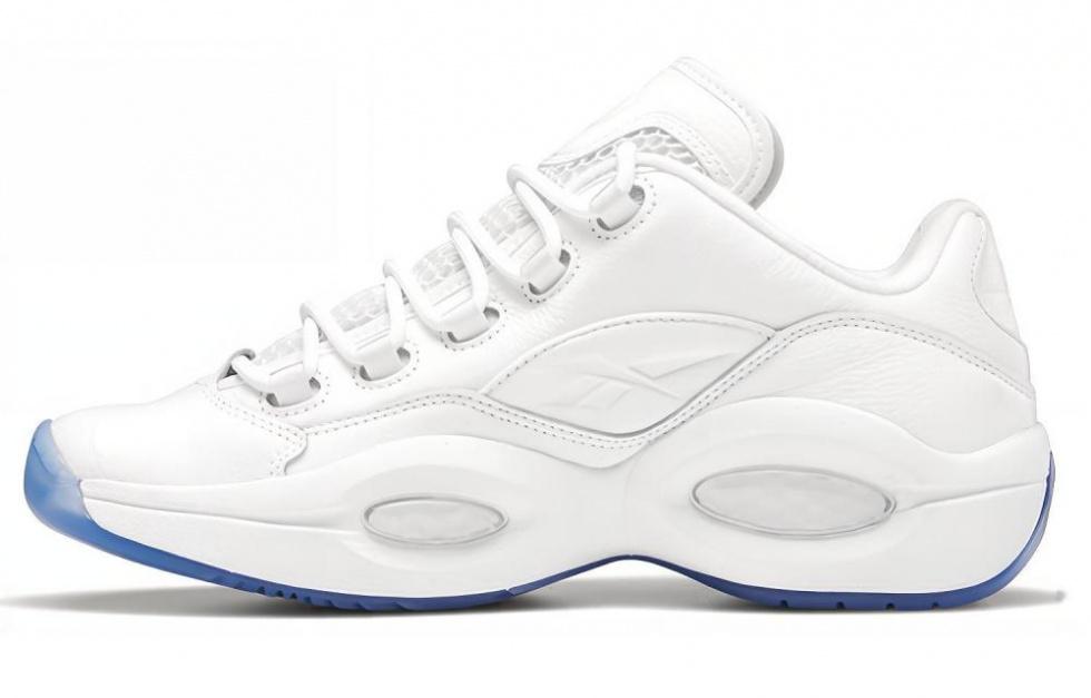 Reebok Question Low White Clear Blue Sole
