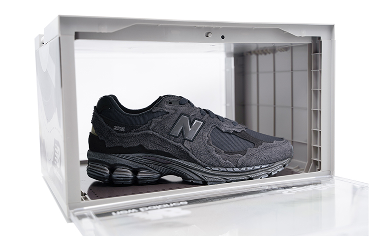 SupBro x New Balance NB 2002R Protection Pack Low-Top Running Shoes Unisex Phantom Black Special Edition Shoe Box Set