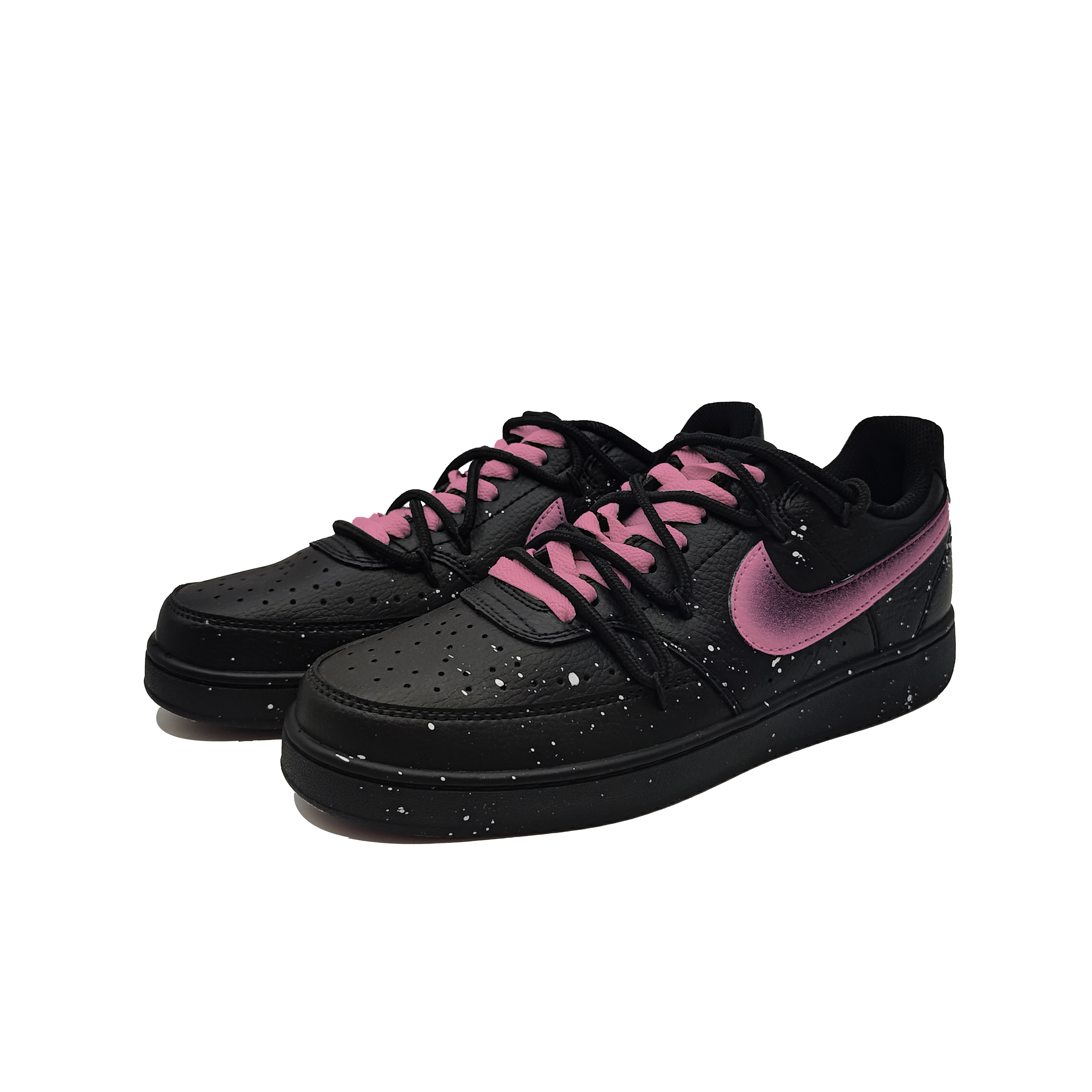 Nike Court Vision Low Top Skateboard Shoes Unisex Black Pink купить в интернет-магазине Yoocart с быстрой доставкой по России.