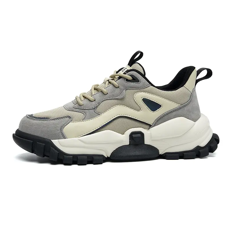 JEEP SPIRIT Low Top Outdoor Shoes Men's Star Sand Climbing Ash