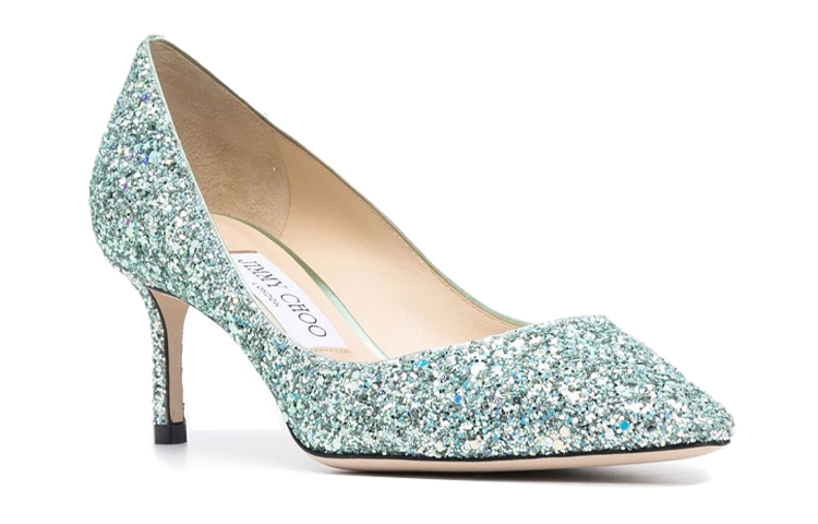 Jimmy Choo ROMY Slim Heel High Heels 6cm Women's Mint Green