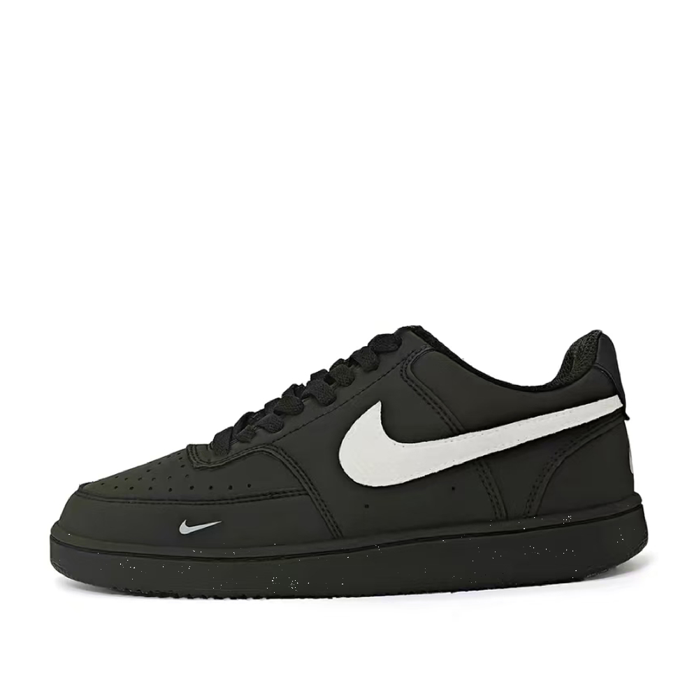 Nike Court Vision Anti-Slip Wear-Resistant Low-Top Skateboard Shoes Unisex White