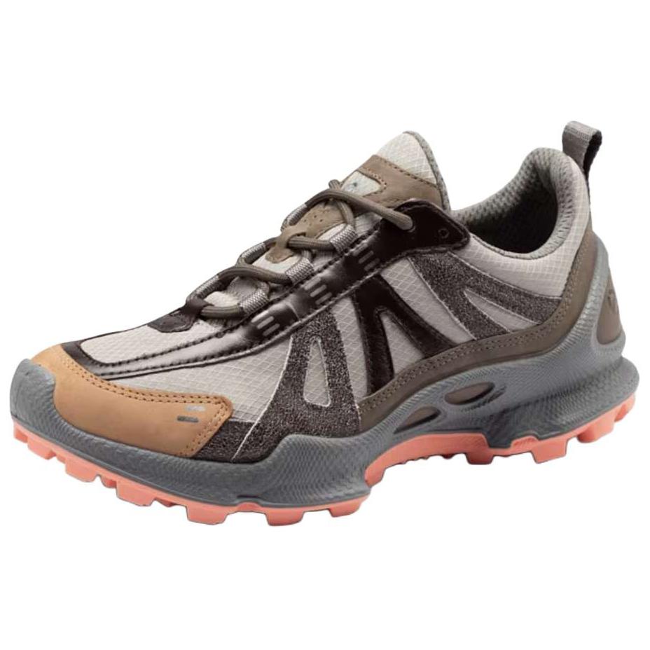 Ecco Biom C Trail 8 Abrasion Resistant Low Top Hiking Shoes Women's Light Brown