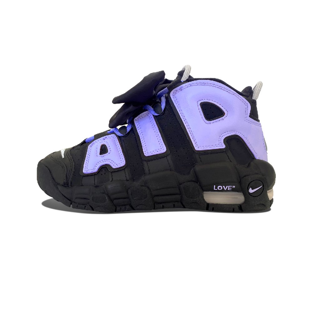Nike Air More Uptempo Dream Barbie Cushioning Height Increasing High-Top GS Black Purple