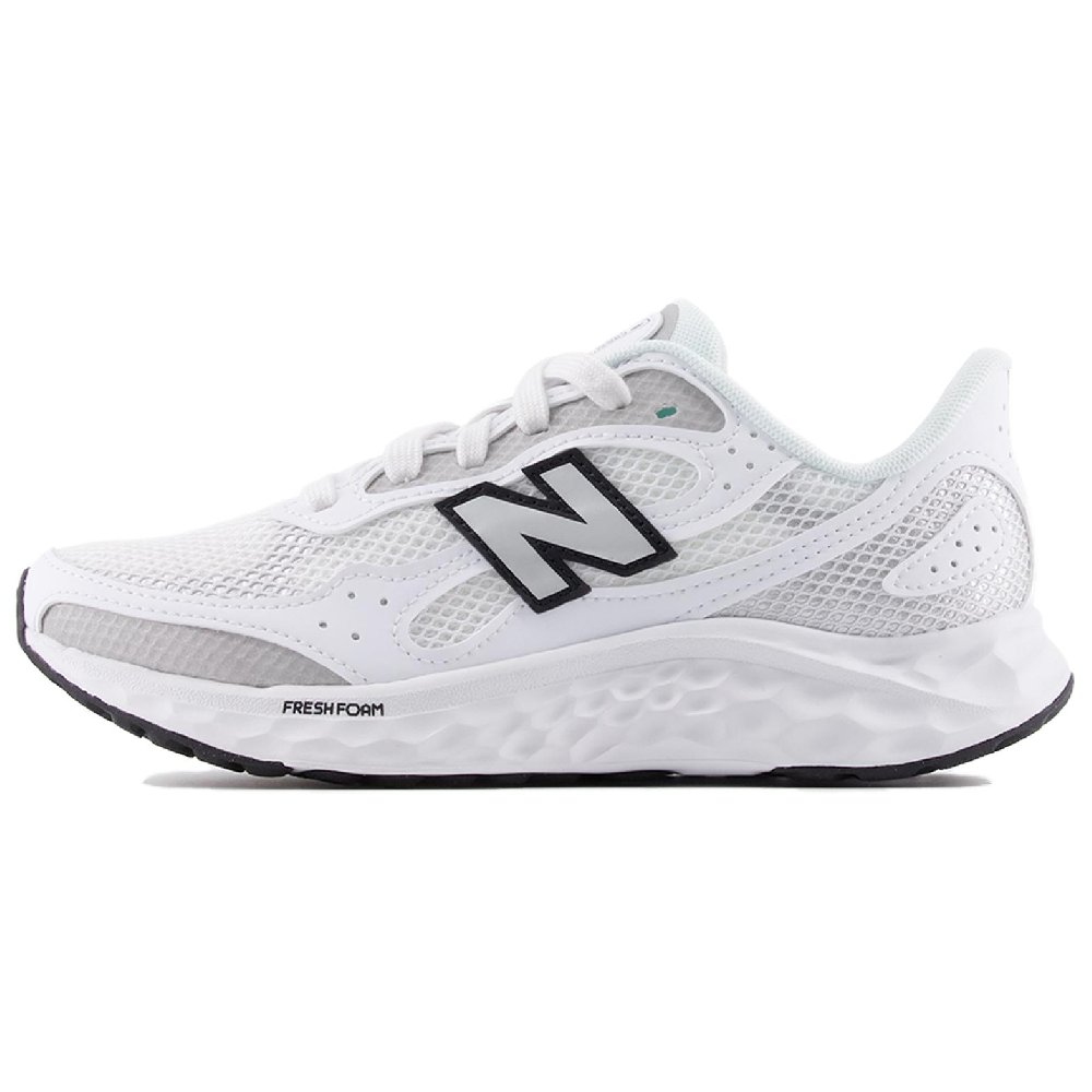 New Balance Fresh Foam Arishi V4 White Silver Metallic Black Women's
