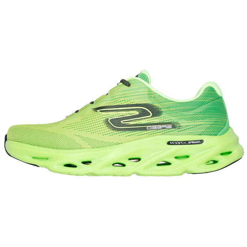 Skechers Go Run Speed Cushioning Anti-Slip And Wear-Resistant Low-Top Casual Running Shoes Men's Green