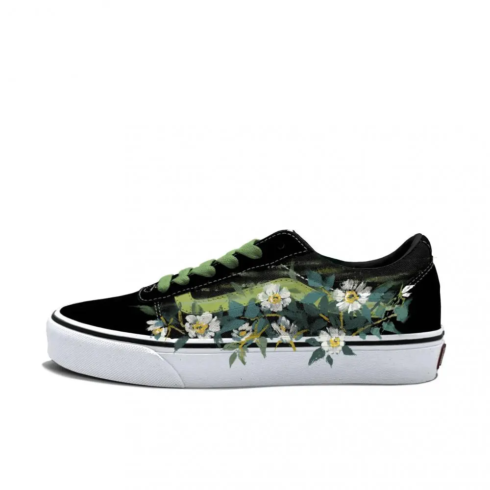 Vans Ward Abrasion Resistant Low Top Skateboard Shoes Men's Green