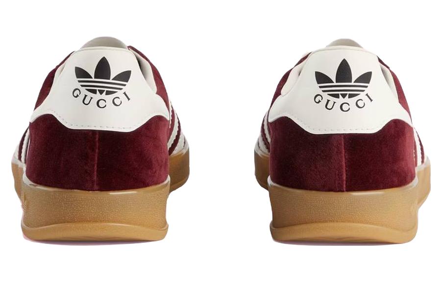 Adidas X GUCCI Gazelle Burgundy Velvet купить в интернет-магазине Yoocart с быстрой доставкой по России.
