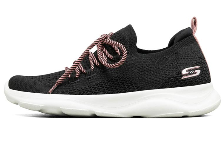 Skechers Bobs Surge Running Shoes Black/White/Pink Women's