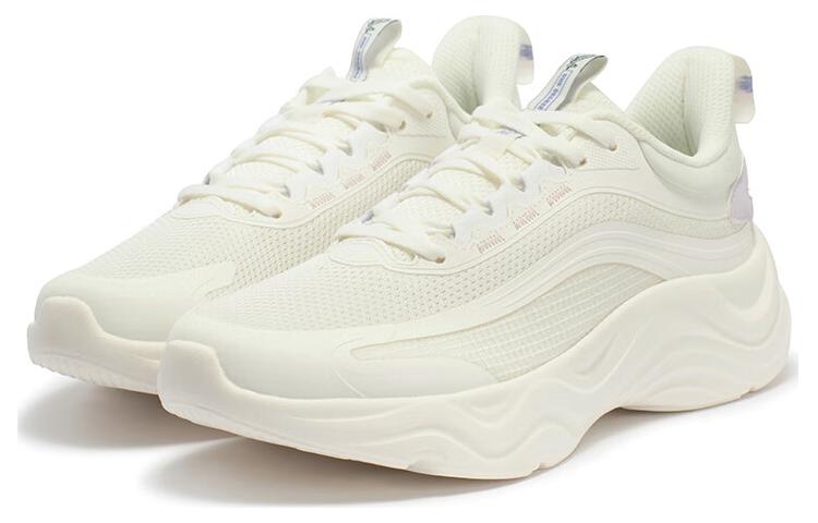 361° Cushioning Wear-Resistant Low-Top Bounce Technology Running Shoes Women's White Purple