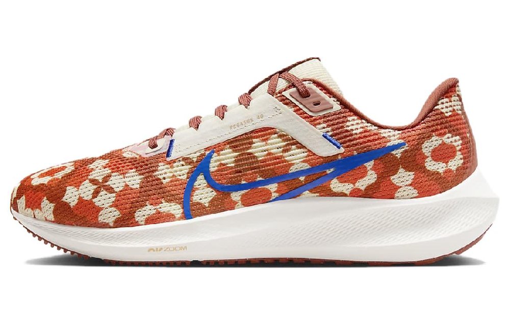 Nike Air Zoom Pegasus 40 Беговые кроссовки Низкие Оранжево-белые Мужские
