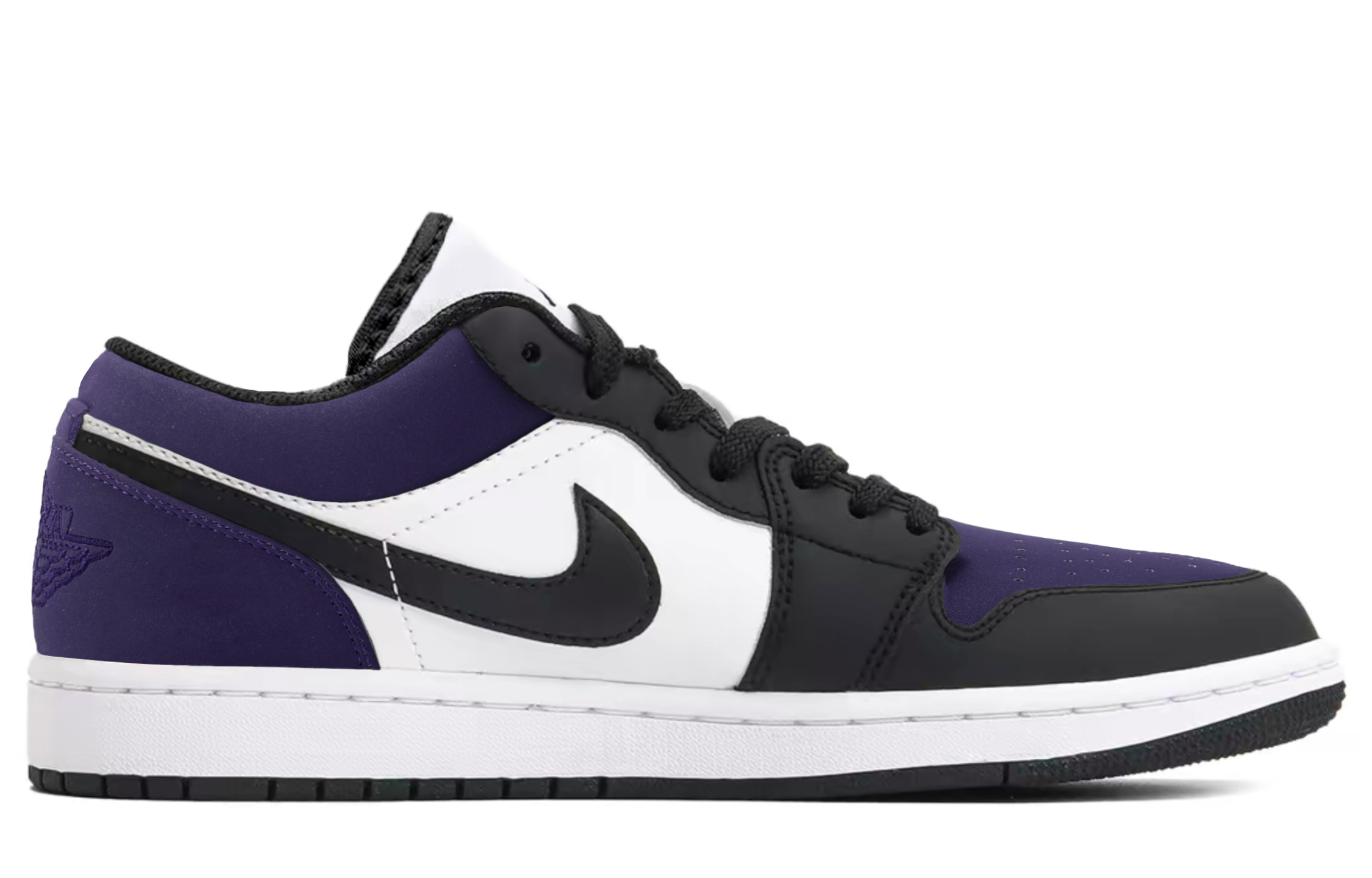 Jordan Air Jordan 1 Cushioning Low top Vintage Basketball Shoes Unisex Black Purple купить в интернет-магазине Yoocart с быстрой доставкой по России.