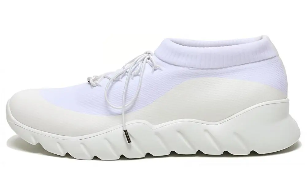 FENDI Breathable Low Top Casual Shoes Men's White