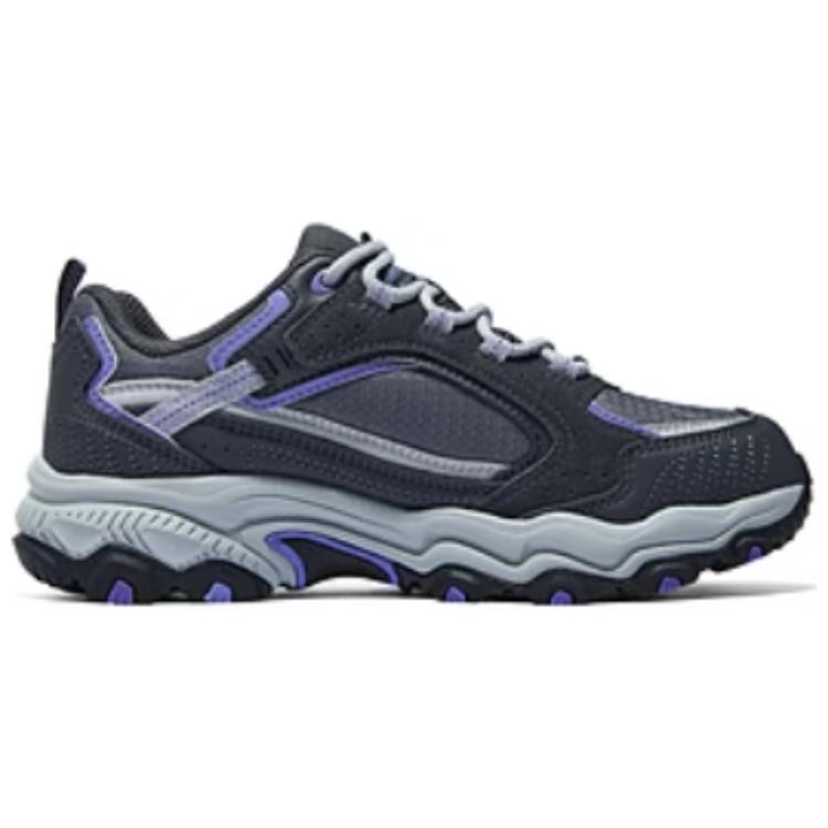 Skechers OUTDOOR Support Low-Top Casual Shoes Women's Gray/Purple/Black купить в интернет-магазине Yoocart с быстрой доставкой по России.
