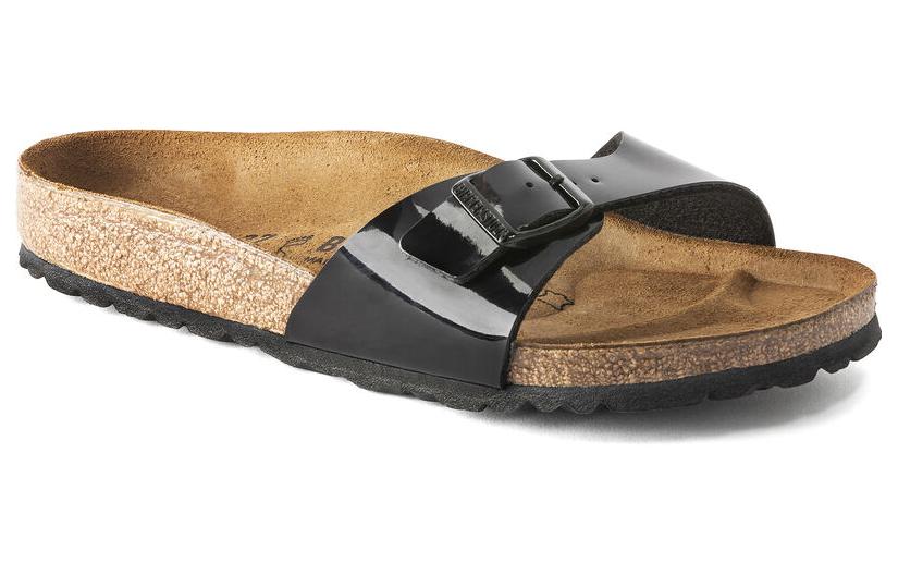 Birkenstock Slide Slippers Women's Black Narrow Fit