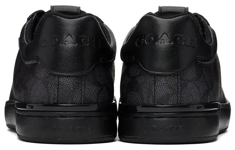 COACH Low Top Stylish Skateboarding Shoes Men's Black