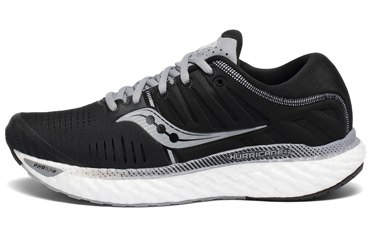 Saucony Hurricane Low-Top Running Shoes Women's Black White