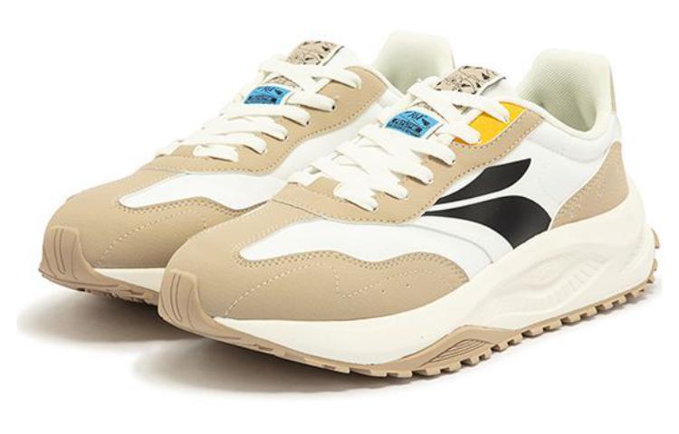 361° Anti-Slip Wear-Resistant Low-Top Casual Shoes Men's White Yellow Black