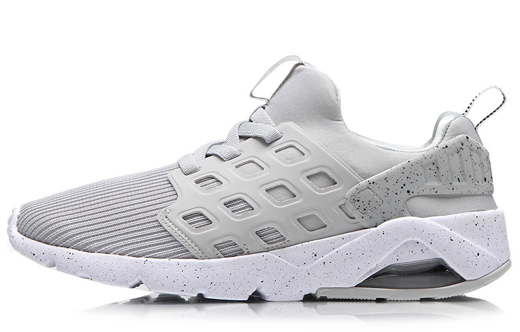LINING Bubble Casual Shoes Women's Low Top Gray White