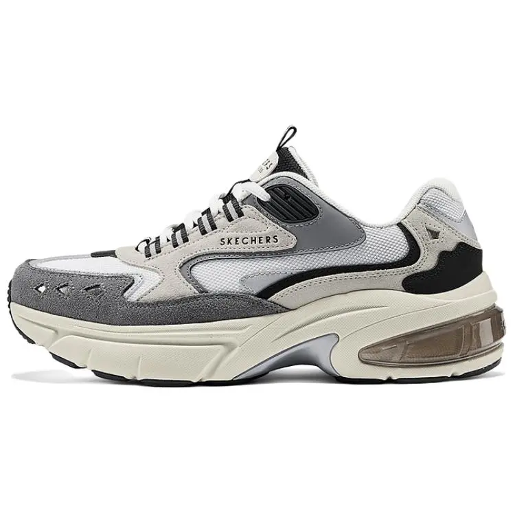 Skechers SKECHER STREET Breathable Support Low top Chunky Sneakers Men's Gray