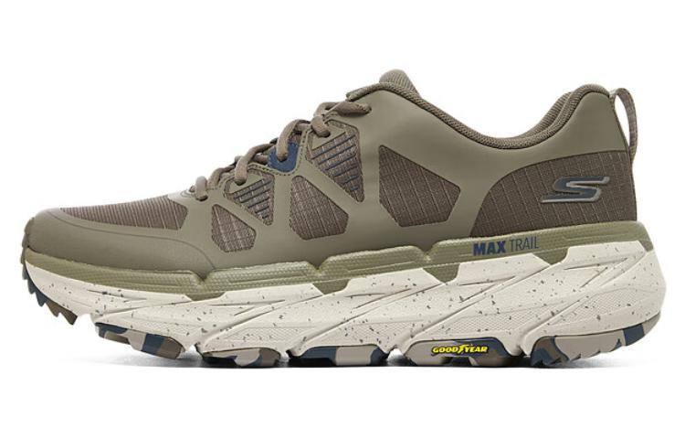 Skechers Cushioned Wear-Resistant Water-Resistant Low-Top Casual Running Shoes Men's Brown