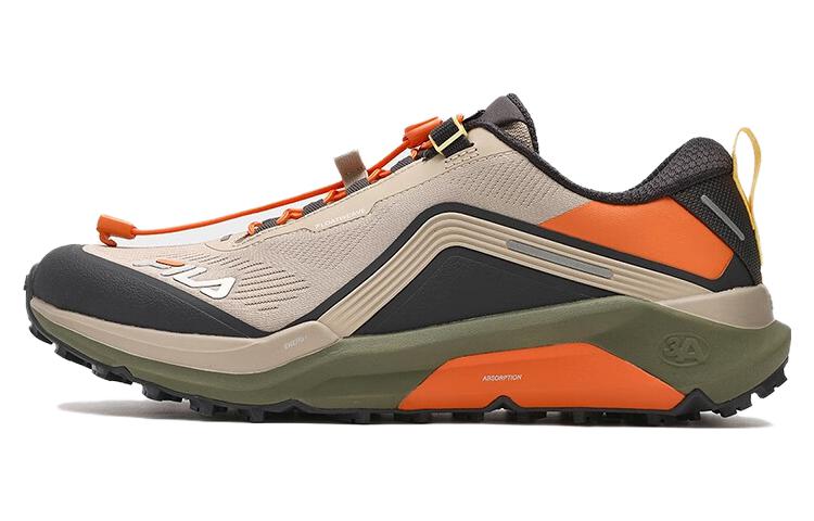 FILA 3A Lynx I+ Gold Terrain Trail Running Shoes 'Beige Green Orange'