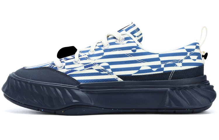 FILA Gear Low Top Canvas Shoes Men's Blue White