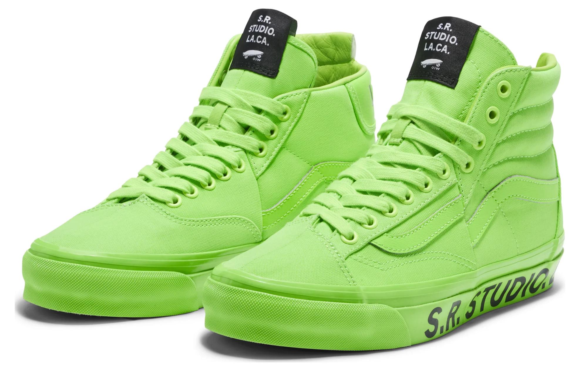Vans Otw Sk8 Hi Clash The Wall SR. Studio LA. Ca Green Gecko купить в интернет-магазине Yoocart с быстрой доставкой по России.