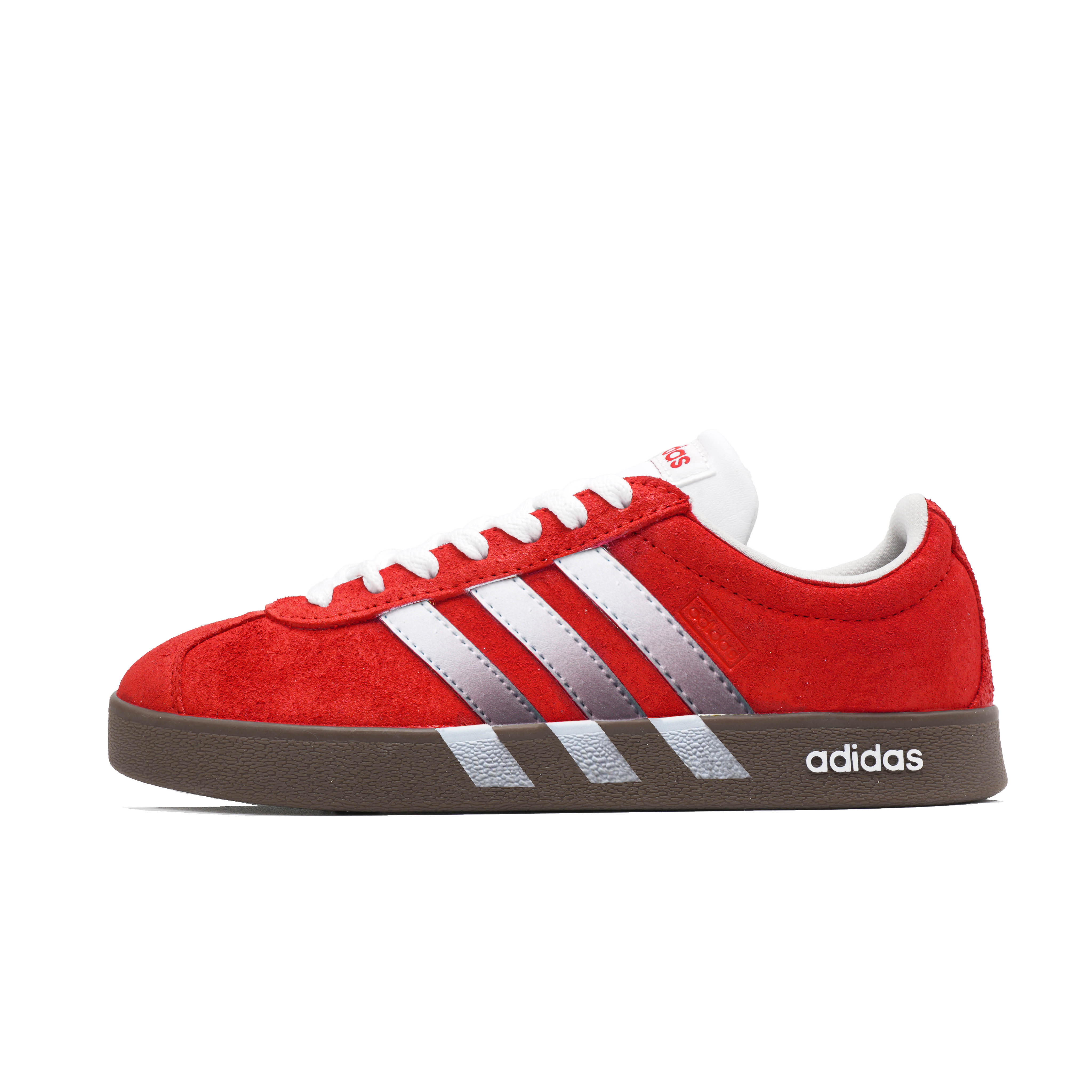 Adidas VL COURT 2.0 Cool Red Slip Resistant Low top Skateboard Shoes Unisex