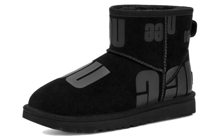 UGG Classic Mini Scatter Graphic 'Black Gray' Women's