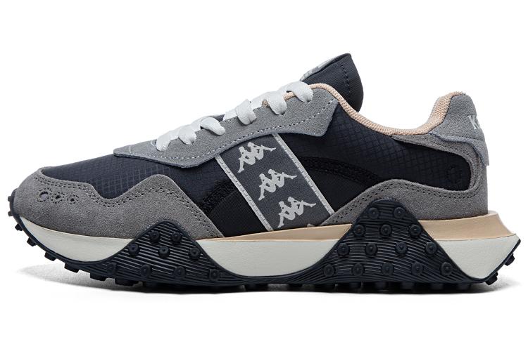 Kappa Wear-Resistant Low-Top Casual Running Shoes Unisex Green Gray Black