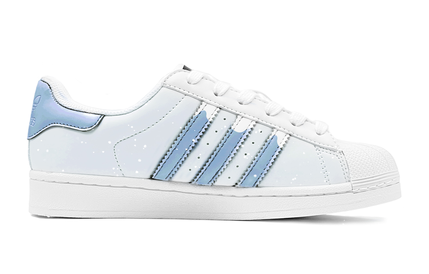 Adidas Originals Superstar Christmas Gift, Love Of Snowflake Low Top Skateboard Shoes Unisex Blue White купить в интернет-магазине Yoocart с быстрой доставкой по России.