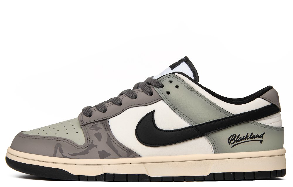 Nike Dunk Primordial Era Anti-Slip Wear-Resistant Low-Top Skateboard Shoes Unisex Green Brown
