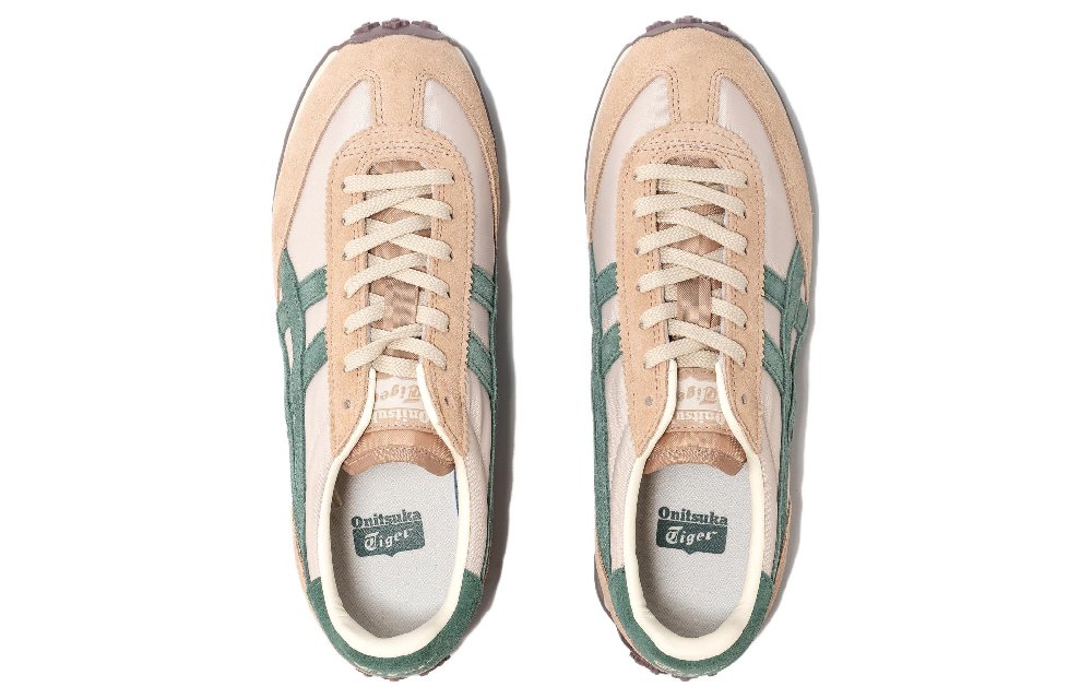 Onitsuka Tiger Edr 78 Cushioning Wear-Resistant Low-Top Casual Shoes Unisex Brown Green