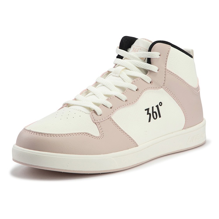 361° Air Force One Anti Slip Wear Resistant Mid Top Skateboard Shoes Women's Fresh Pink купить в интернет-магазине Yoocart с быстрой доставкой по России.