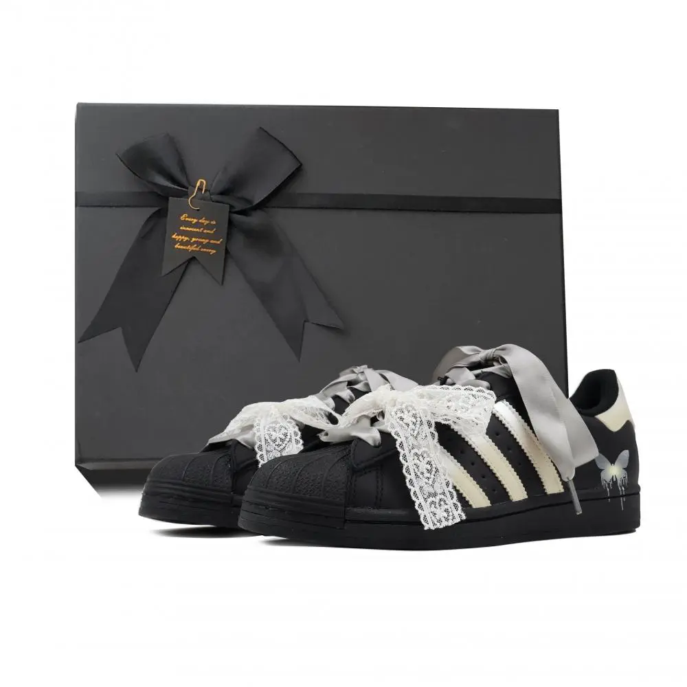 Adidas Originals Superstar Skateboard Shoes Unisex Low top Black