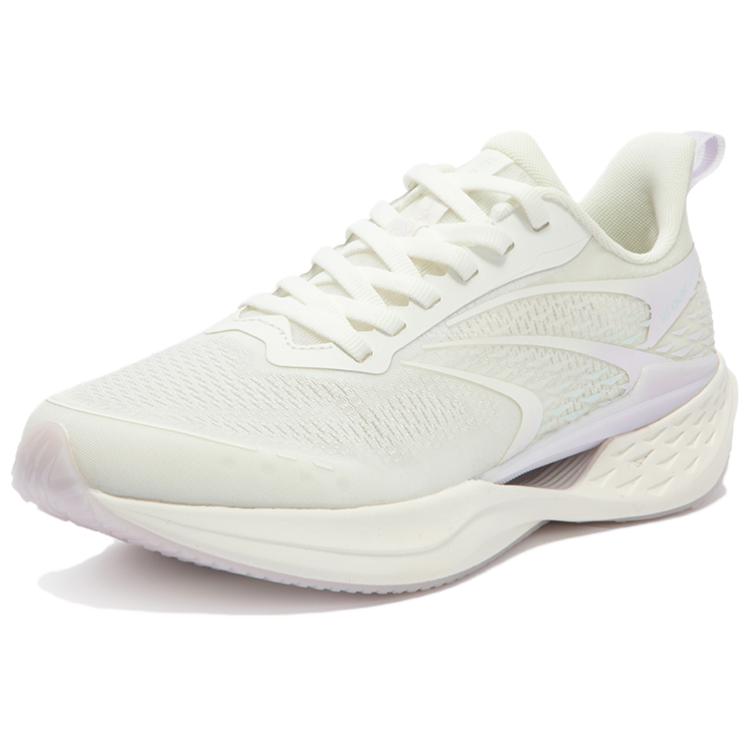 361° Cushioning Slip Resistant Low Top Running Shoes Women's White Purple