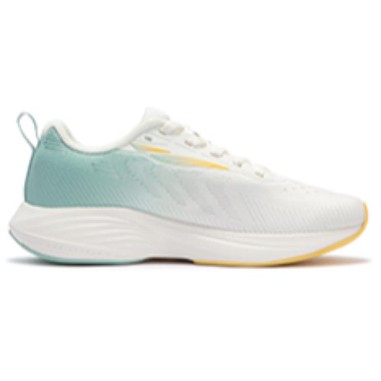 361° Anti Slip Wear Resistant Low Top Running Shoes Women's White Green