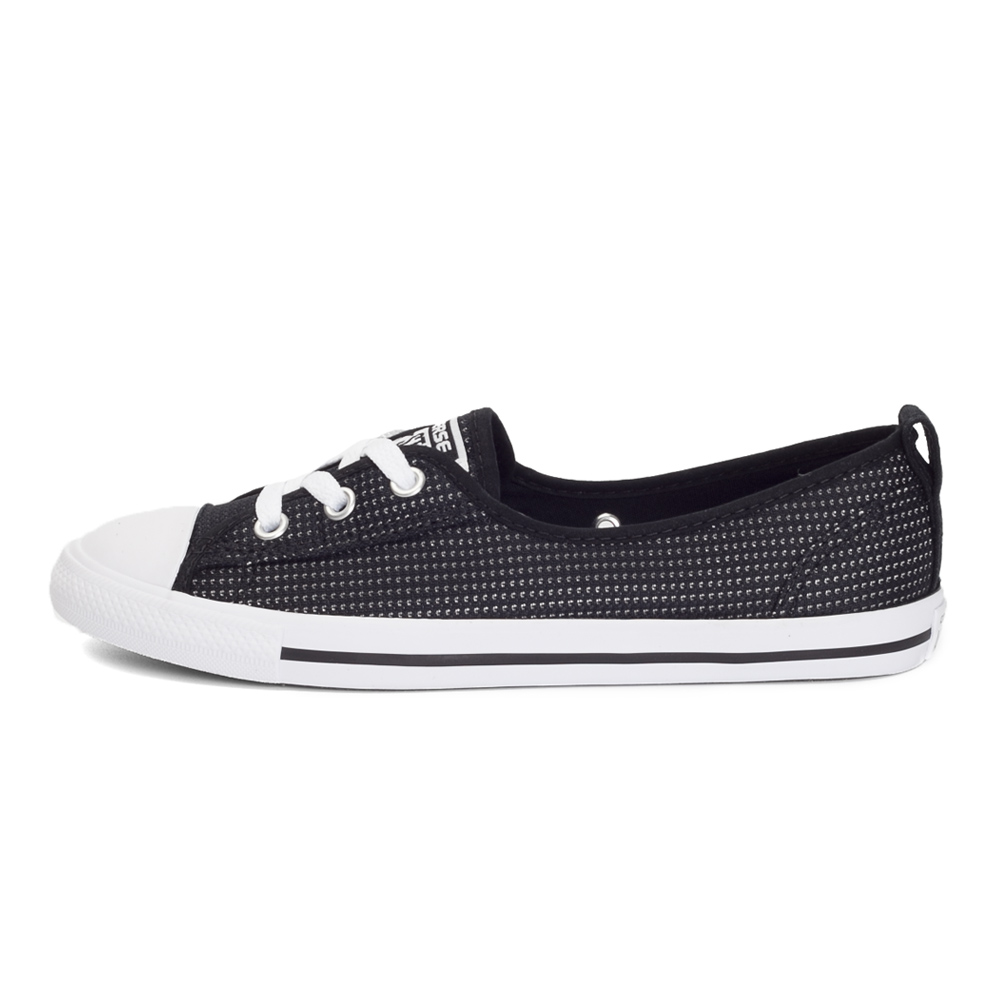 Converse CHUCK TAYLOR Wear resistant And Lightweight Low Top Canvas Shoes Women's Black