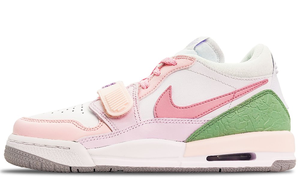 Jordan Legacy 312 Mid-Top Vintage Basketball Shoes GS Pink White