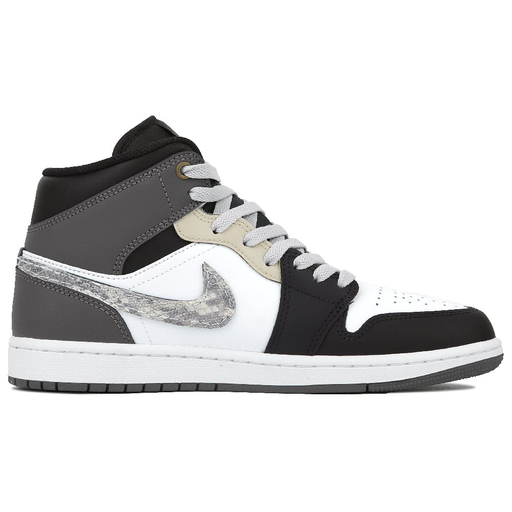 Jordan Air Jordan 1 Vintage Basketball Shoes Unisex Mid Top Black