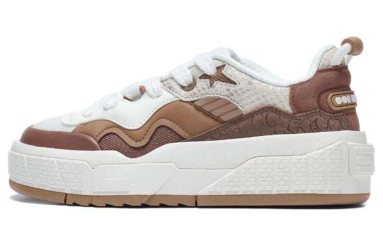 LiNing 001 UNBLOCK UNBLOCK Low-Top Skateboard Shoes Women's White Brown
