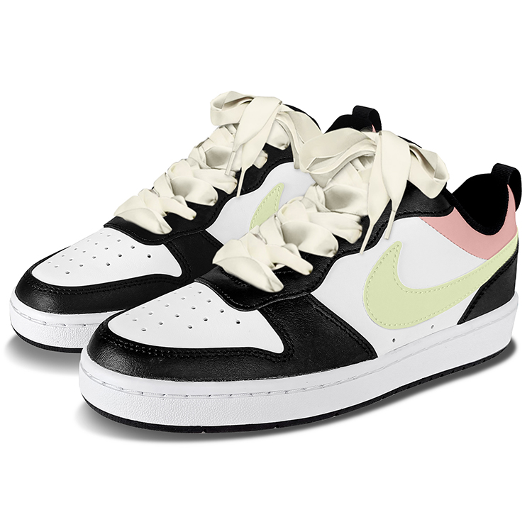 Nike Court Borough Low 2 Low-Top Skateboard Shoes Women's Pink Green купить в интернет-магазине Yoocart с быстрой доставкой по России.