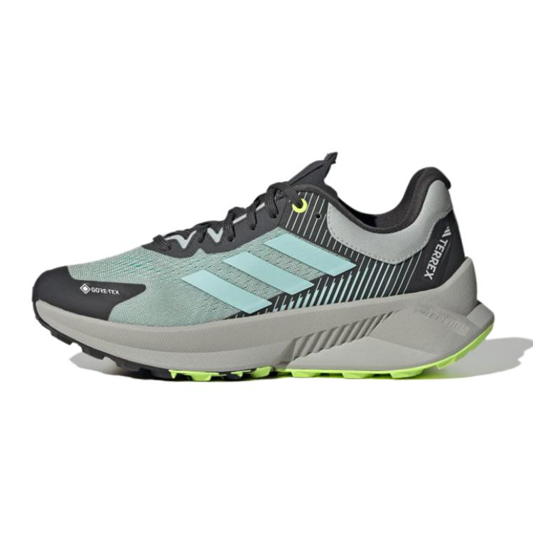 Adidas Terrex Soulstride Flow Gtx Shoes 'Wonder Silver Semi Flash Aqua Lucid Lemon' Women's