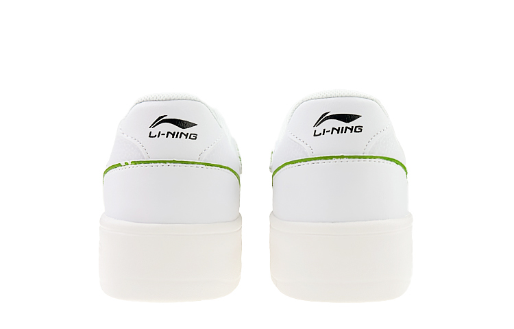 LiNing Low-Top Skateboard Shoes Men's White Green Black