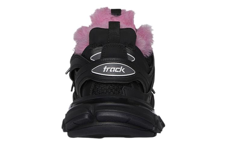 Balenciaga Track Fake Fur Black Pink Women's купить в интернет-магазине Yoocart с быстрой доставкой по России.